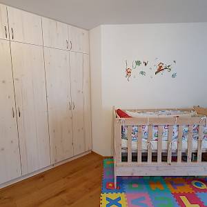 Das Schlafzimmer/ die Ankleide